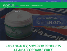 Tablet Screenshot of enzoscyclingproducts.com